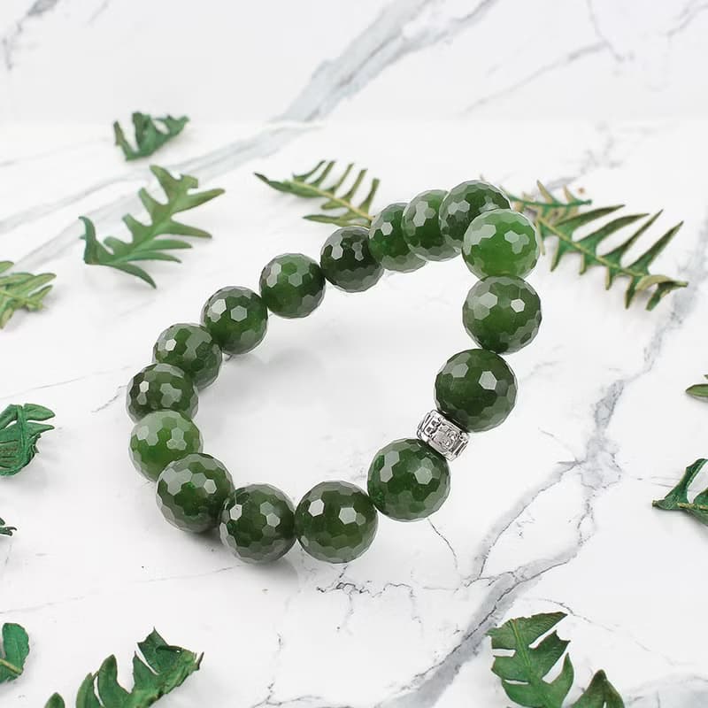 品牌經典 | 轉運珠 品牌手鍊 | 碧玉(閃耀切面款)