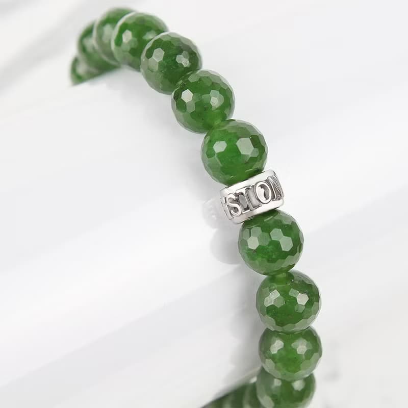 品牌經典 | 轉運珠 品牌手鍊 | 碧玉(閃耀切面款)
