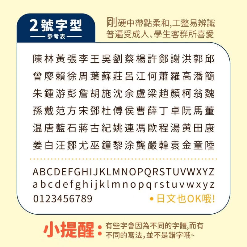人氣多款任選【綜合貼-111枚】小福添高質感防水姓名貼