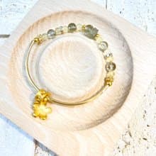 滿滿系列-有錢花 招財 貴人  金髮晶 綠髮晶貔貅