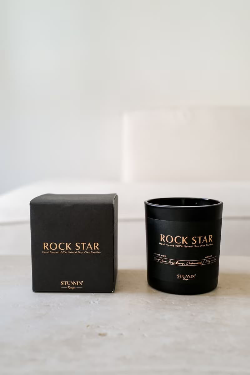 香氛蠟燭- Rock Star搖滾野莓  黑莓雪松