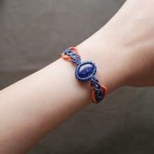 特價 NB21/FW22 青金石 l 紫鋰輝 l 手工編織 l 蠟線手環