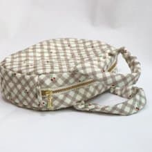 母親節活動【 MY HANDMADE 】格紋袖珍小提包 l 日本棉布、帆布 l
