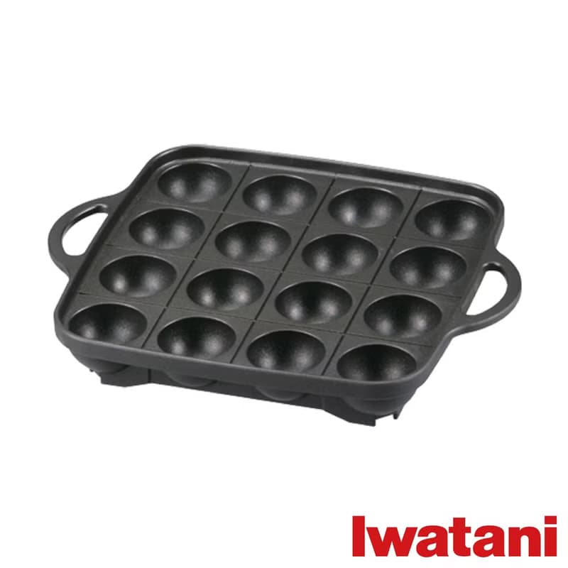 【Iwatani岩谷】新章魚丸子不沾章魚燒烤盤-16孔