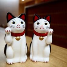中外陶園 | 瀬戶招財貓 黑白