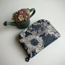 經典LIBERTY【優雅花朵】防水布-短夾/皮夾/零錢包