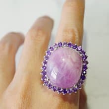 Natural Ruby 58 Cts Ring Sterling Silver 925 With Whitegold Plated 9 US.