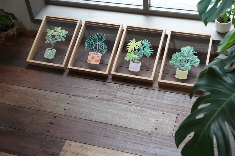 【體驗】IARTS 熱門原創透明系手繪框－植物系列2.0 一人成行