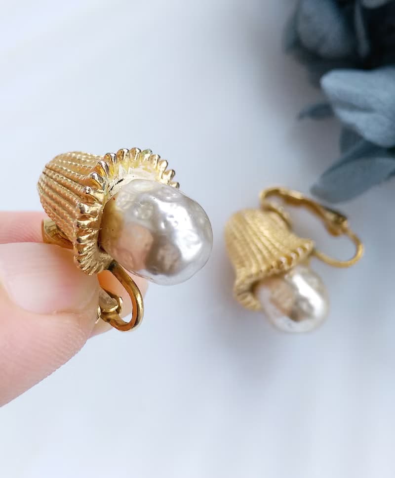 Vintage Jewelry SARAH COV Fashion Parade 夾式耳環