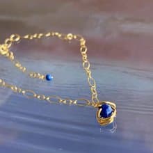 【禮物】Reunite-14K注金/青金石手鍊手環