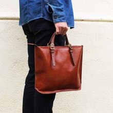 【VULCAN 托特公事包】義大利YANKEE 軟植鞣革 三用托特包