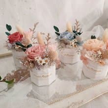 藍芯手作│擴香盆花・永生玫瑰花 畢業花束 生日禮物 母親節禮盒