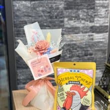 香氛永生花束 喉糖小禮 教師節