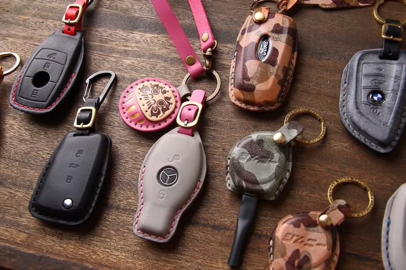 茶皮  SUZUKI 台鈴 SUI 125 機車鑰匙皮套 達摩 福神 富士山