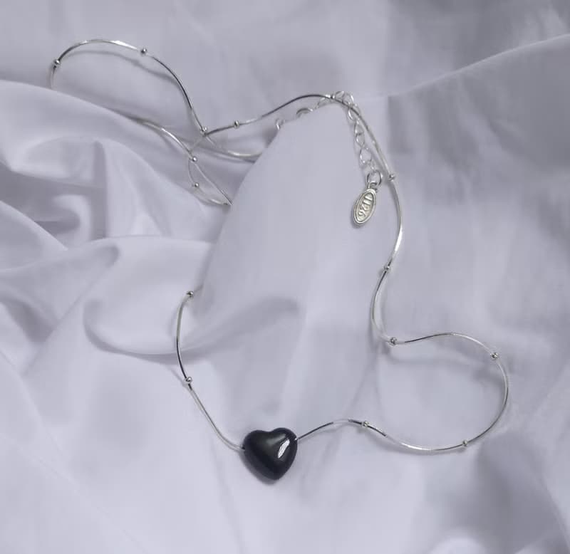 Silver925 Heart Necklace HN 401