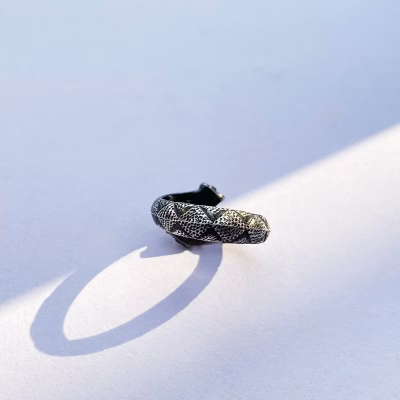 NETHER Viper 百步蛇 莊嚴姿態戒指款式 開口戒 925純銀