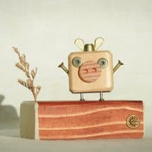 原創木作【磁鐵公仔擴香座】小豬/尖叫小人/細菌人/皮老闆 四款
