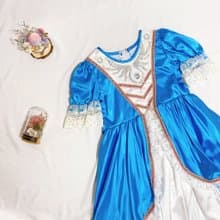 現貨 優雅寶藍公主 洋裝 小禮服