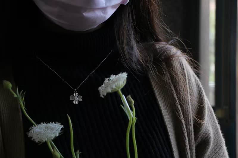 幸運系列 | 珍珠幸運花 純銀項鍊