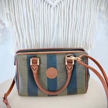 Fendi中古迷你波士頓古董包 - 附加非原裝揹帶