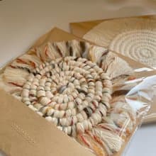 Macrame 波希米亞 聖誕 派對 節慶 編織 圓形 杯墊