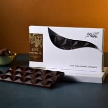 80%鑽石薄片巧克力(80g) bitter chocolate-CoCa MaMa 巧克力工坊