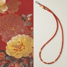 原創手工設計歲穗鴻福天然南紅項鏈女小米珠本命年