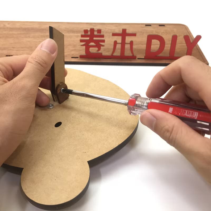 【手作DIY】小熊時鐘 兒童 教學用 教具 可愛 送禮 木製 質感