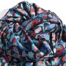 喀什米爾Cashmere/羊絨圍巾/純羊毛圍巾披巾/戒指絨披肩 保暖 暖暖 露營必備 登山必備 外出海邊 下雪-法式花朵