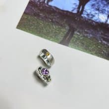 LOVE u RING 彩色寶石 純銀戒