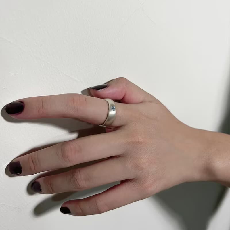 LOVE u RING 彩色寶石 純銀戒