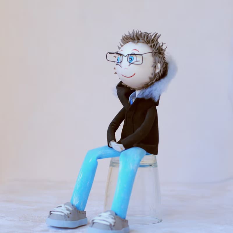 Custom portrait doll boy Handmade doll from photo Look a like doll Mini me doll