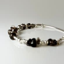 Ore_B07 / 不規則茶晶手鍊