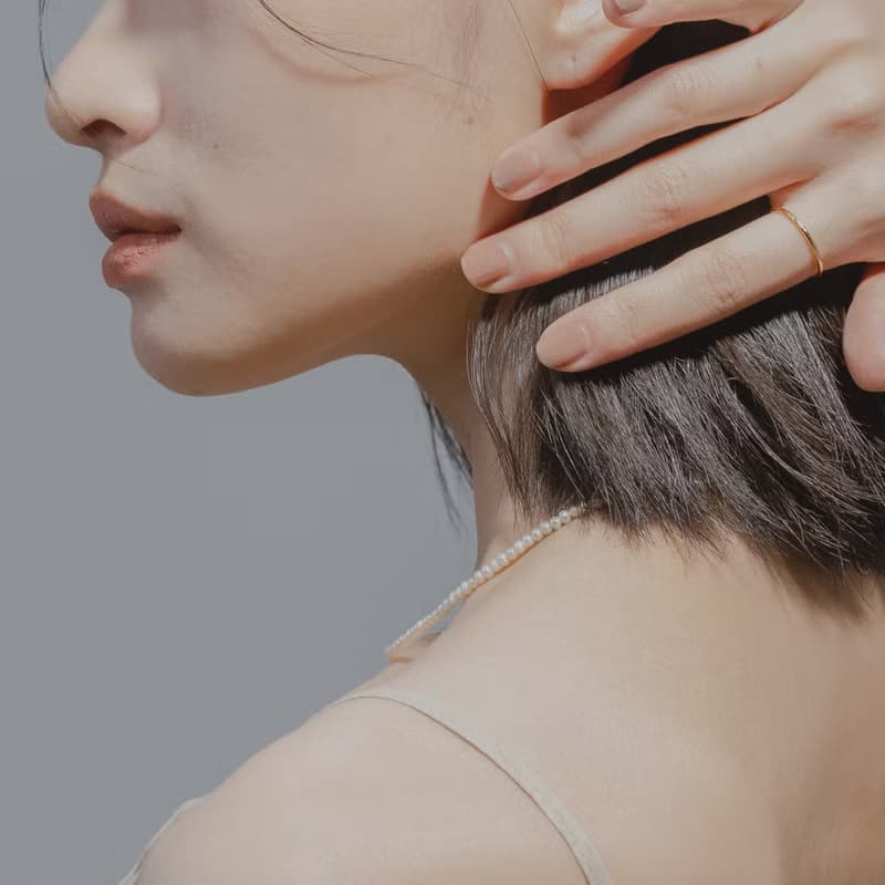 Forging mini 細細槌紋 925純銀戒指 兩色