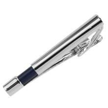 53mm 圓形鑲深藍色貓眼石領帶夾