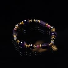 極度自戀 // C1604紫水晶碧璽手鍊