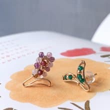 【禮物】我聞到風信子的香氣14KGF注金耳環 針耳夾