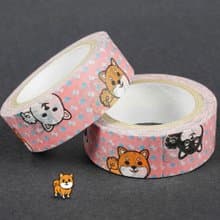【PINK微笑柴犬】★聖誕禮物★創意可愛。和紙。紙膠帶。