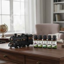 【品菲特PINFIS】復古火車香氛機 (水性精油5瓶任選1組)