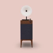 【品味之選】梵尼詩 黑膠音響 內建擴大機 藍牙 Hi-Fi級音質 胡桃