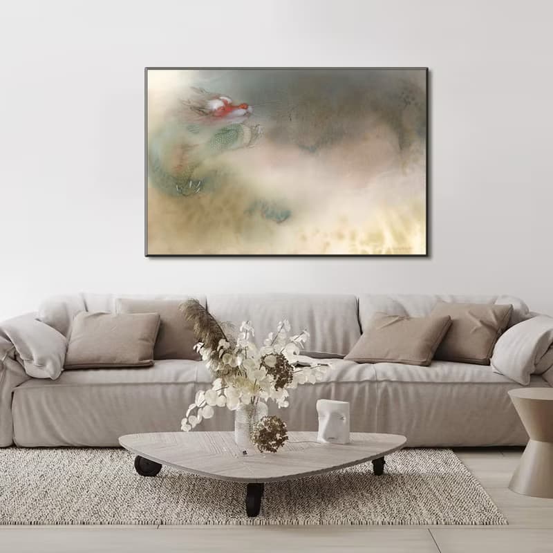 【仁者不憂】生肖版畫/限量授權藝術家/林順雄