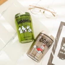 【Pinkoi x Moomin】限定350ml小美姆明 雙層隨行咖啡杯 可配吸管