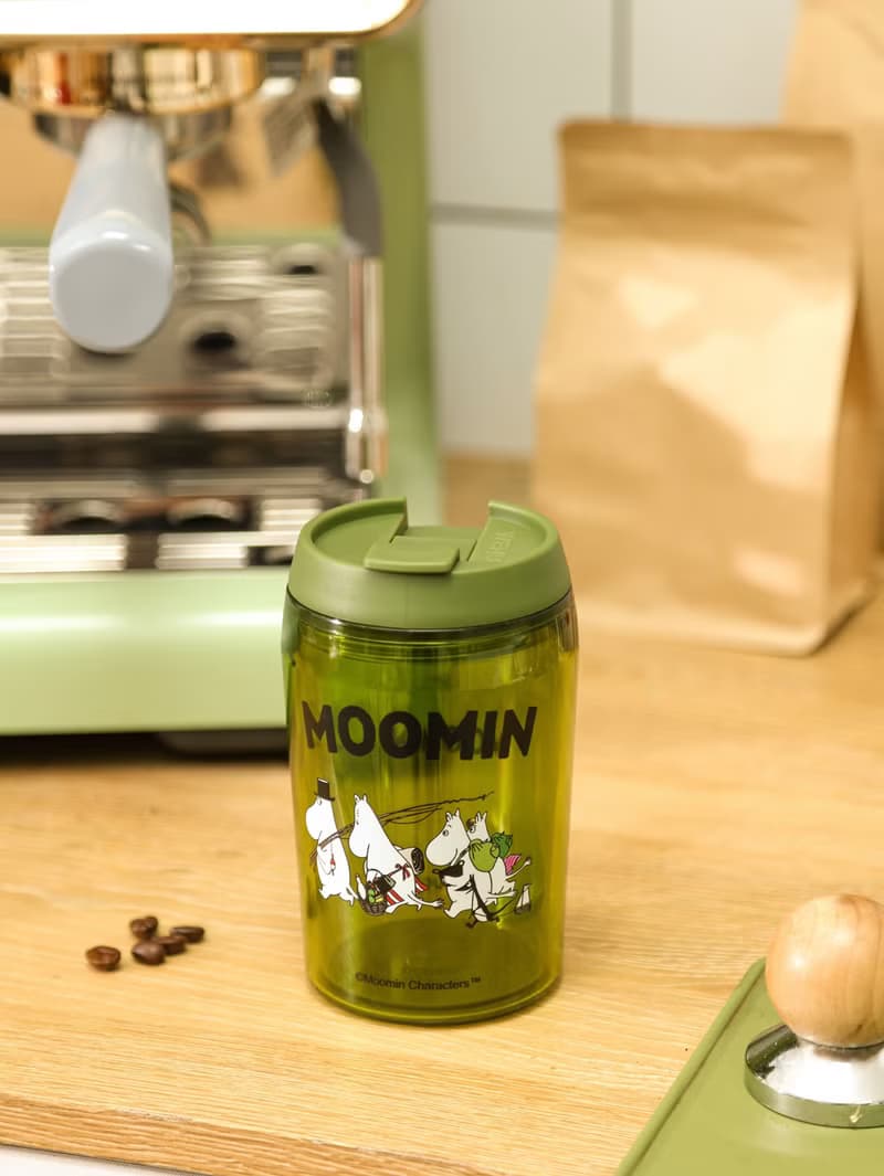 【Pinkoi x Moomin】限定350ml小美姆明 雙層隨行咖啡杯 可配吸管