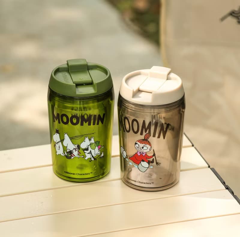 【Pinkoi x Moomin】限定350ml小美姆明 雙層隨行咖啡杯 可配吸管