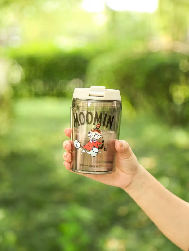 【Pinkoi x Moomin】限定350ml小美姆明 雙層隨行咖啡杯 可配吸管