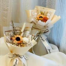 畢業花束 乾燥花束 情人花束