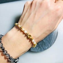 淡水珍珠18kgf手鍊 珍珠手鍊 馬蹄幸運手鍊 情人節禮物 手工訂製