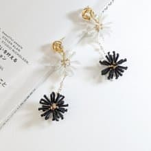 1KM與心同行•雙色煙花球耳環