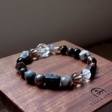 避邪 ∣ 黑碧璽 金銅石 茶晶 防小人 財運 手鍊