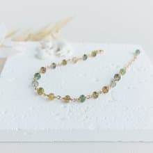 大地碧璽 x 14KGF手鍊